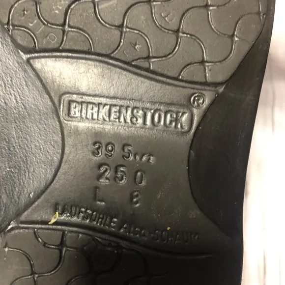 Birkenstock Fishing Sandals Size 8 Shoes Strappy Black Leather Buckle Closure