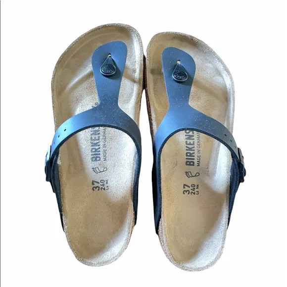 Birkenstock Gizeh Birko-Flor Sandals Thongs Sz 37