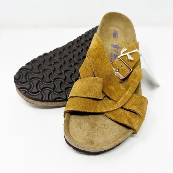 🆕Birkenstock Lugano Soft FootbedSandals EU 43 Women’s 12