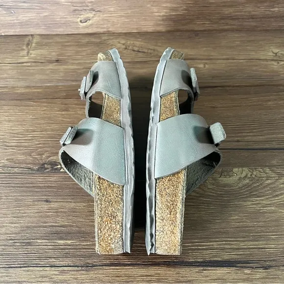 BIRKENSTOCK SYDNEY Bronze Leather Slides Sandals Women’s Size 5 (36) Shoes