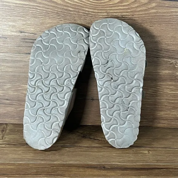BIRKENSTOCK SYDNEY Bronze Leather Slides Sandals Women’s Size 5 (36) Shoes