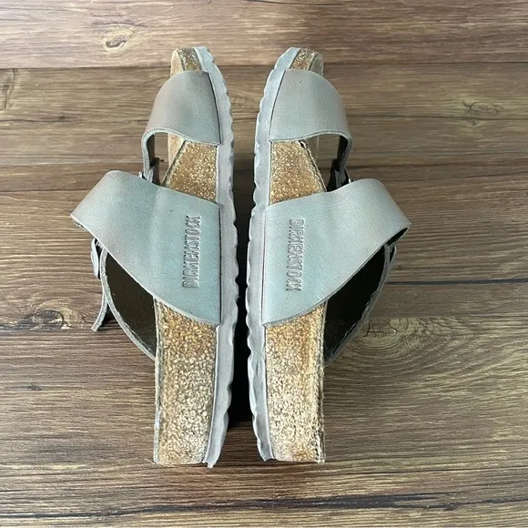 BIRKENSTOCK SYDNEY Bronze Leather Slides Sandals Women’s Size 5 (36) Shoes