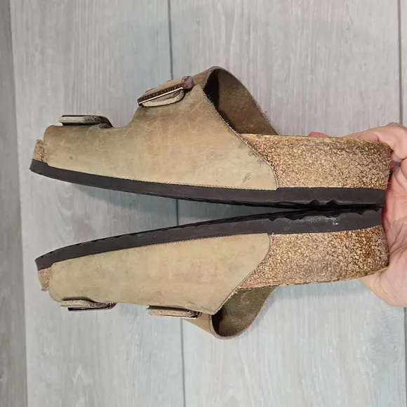 Birkenstock Womens Arizona Taupe Sandals Shoes Sz 42/11