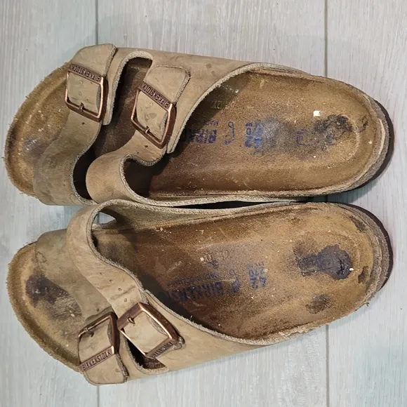 Birkenstock Womens Arizona Taupe Sandals Shoes Sz 42/11