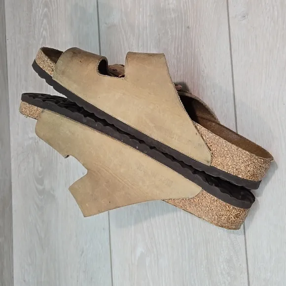 Birkenstock Womens Arizona Taupe Sandals Shoes Sz 42/11