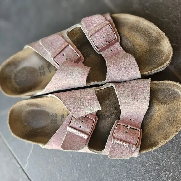 Birkenstock Women's Shoes Birkenstock Arizona Bs 'Washed Metallic  Sandals