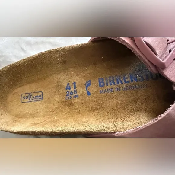 Birkenstock Womens Sienna Orchid Pink Slide Sandal Slip On Shoes Size 41 US 10