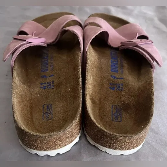 Birkenstock Womens Sienna Orchid Pink Slide Sandal Slip On Shoes Size 41 US 10