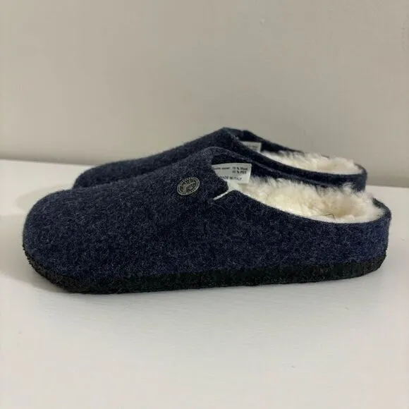 Birkenstock Zermatt Shearling Kids dark blue felt size 2