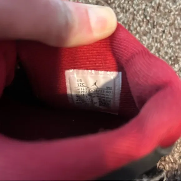 Black and Red High-Top Sneakers with Logo