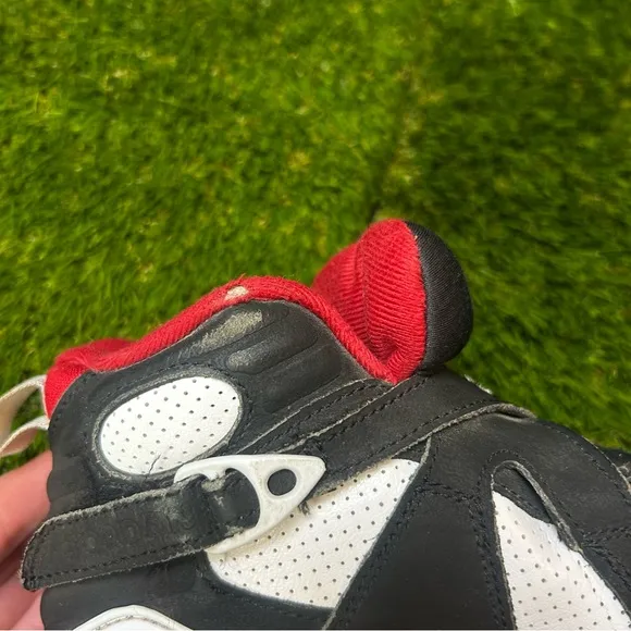Black and Red High-Top Sneakers with Logo