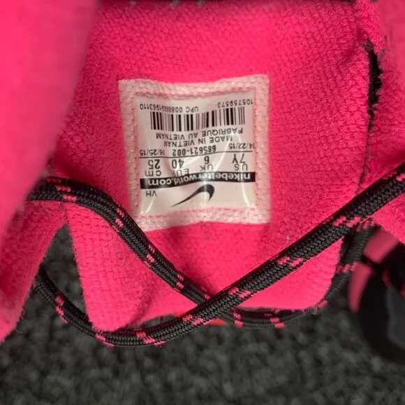 Black and Pink Nike Boots