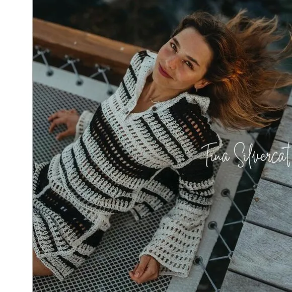 BLOGGER'S FAVE! Zara 2 Piece Crochet Shorts And Shirt Set NWT