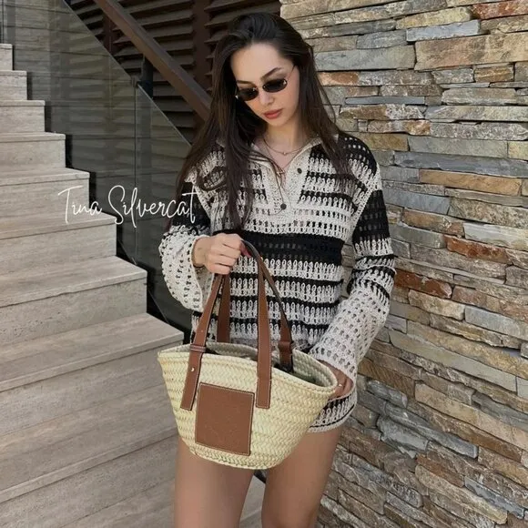 BLOGGER'S FAVE! Zara 2 Piece Crochet Shorts And Shirt Set NWT