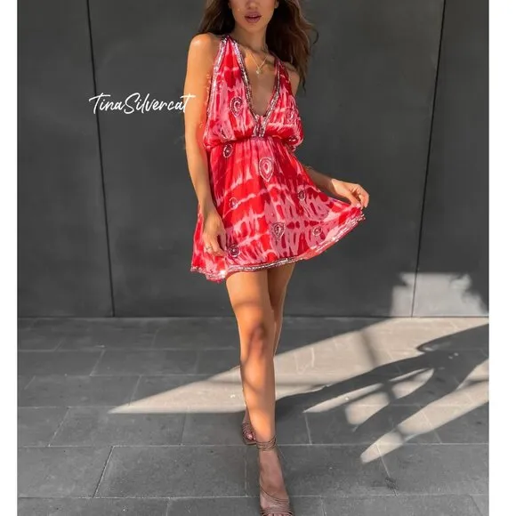 BLOGGER'S FAVE! Zara Red Sequin Mini Dress NWT