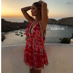 BLOGGER'S FAVE! Zara Red Sequin Mini Dress NWT