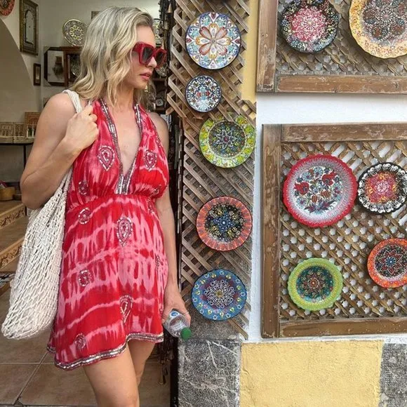 BLOGGER'S FAVE! Zara Red Sequin Mini Dress NWT