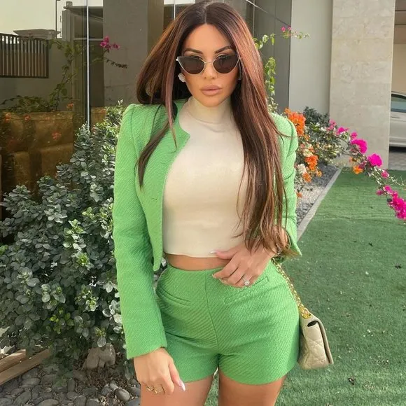 BLOGGER'S FAVE! Zara Structured Shorts Apple Green NWT
