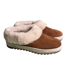 BLONDO Suri Tan  Suede Waterproof Slip On Sneaker Shoes Size 5.5
