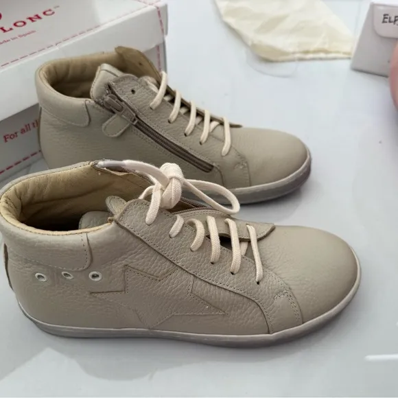 Blublonc girls high top sneakers