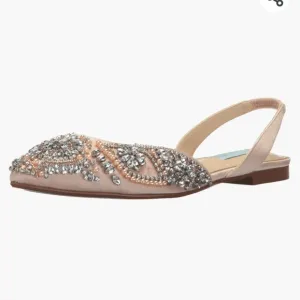 Blue by Betsey Johnson Women's Sb-Molly Pointed Toe Flat