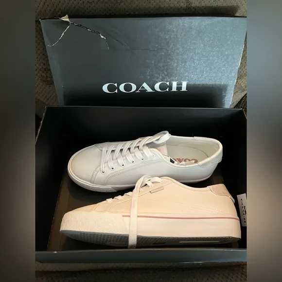 BNIB COACH Women’s Citysole Leather Platform Sneakers Size 8.5 (They Run Big)