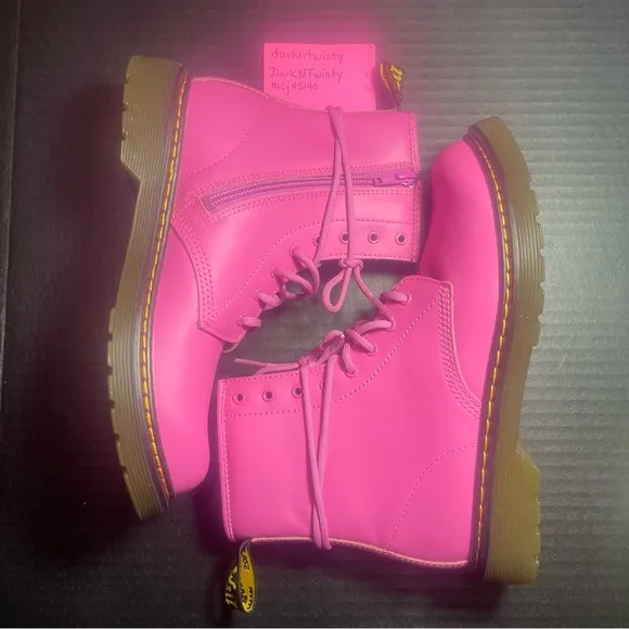 BNWOB Dr Martens Pink 1460’s 8 Eyelet UK 4 US 6 or Big Kids 4 PRICE VERY FIRM