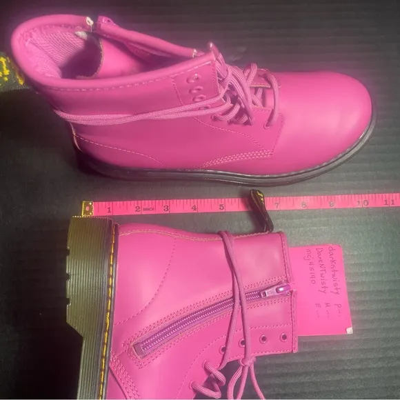 BNWOB Dr Martens Pink 1460’s 8 Eyelet UK 4 US 6 or Big Kids 4 PRICE VERY FIRM
