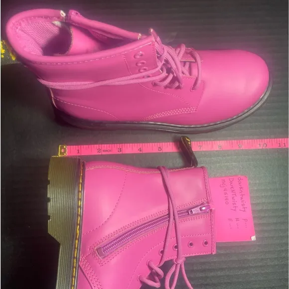 BNWOB Dr Martens Pink 1460’s 8 Eyelet UK 4 US 6 or Big Kids 4 PRICE VERY FIRM