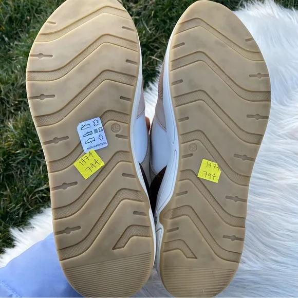 Boden platform natural metallic rhea Sneakers 39