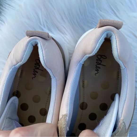 Boden platform natural metallic rhea Sneakers 39