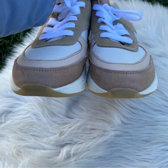 Boden platform natural metallic rhea Sneakers 39