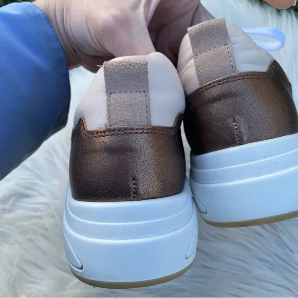 Boden platform natural metallic rhea Sneakers 39