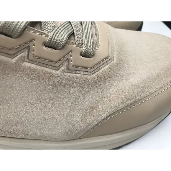 BOGS Boots Mens Size 11.5 Slate Mid Suede Taupe Lace Composite Toe