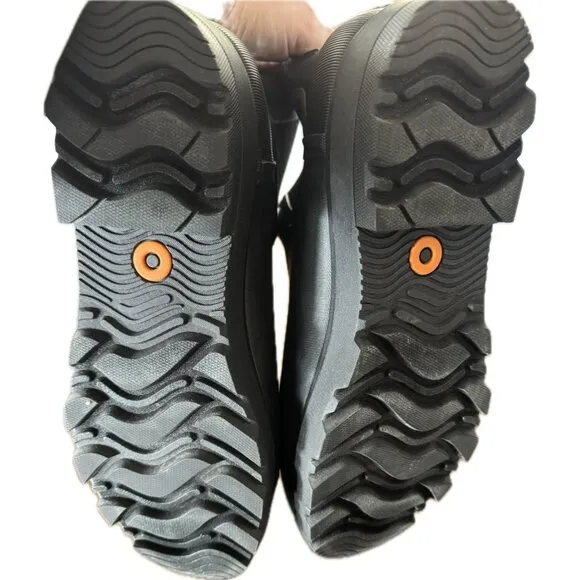 Bogs  Womens Black Laurel Chelsea Comp‎ Safety Toe Waterproof Boots Size 12