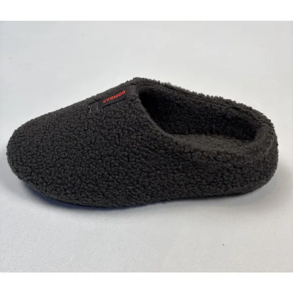 Bombas Sunday Slippers Men's 12 Shoes Gray Sherpa Comfort Casual Slip On Mules