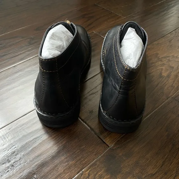 Born Men’s Harrison Leather Boots size 15, Black