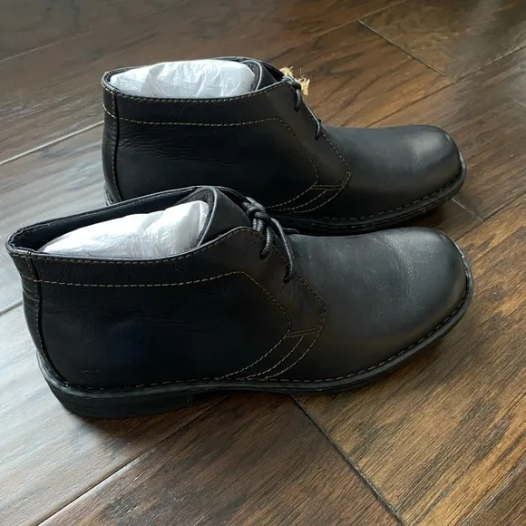 Born Men’s Harrison Leather Boots size 15, Black