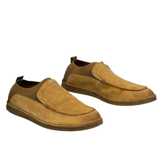 Born Men's Shoes Samuel Suede SZ 13 Slip On Brown Casual Loafer Comfort Easy On