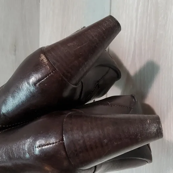 Born Women Crown Tall Kit  Leather Heels Shoes boots sz 8.5