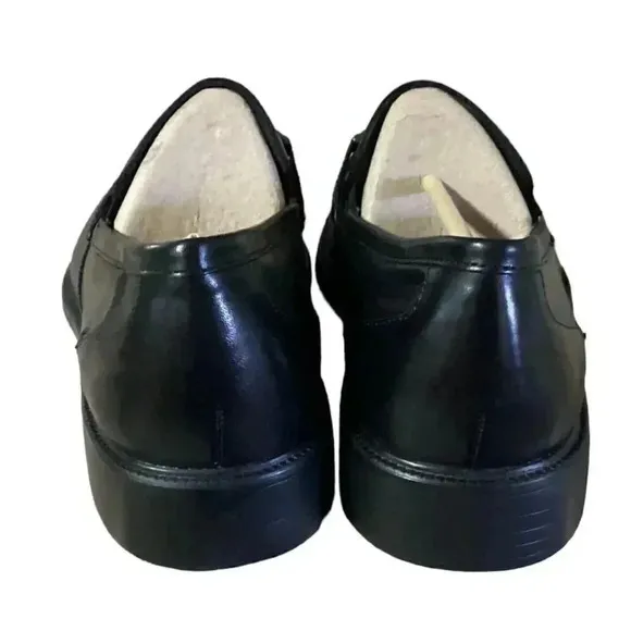 Bostonian Laureate Mens 14 M Slip On Loafer Dress Shoes Black Leather NEW