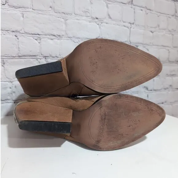 Boutique 9 Isoke Women's Nubuck Leather Ankle Boots, Light Brown Women's Size 10