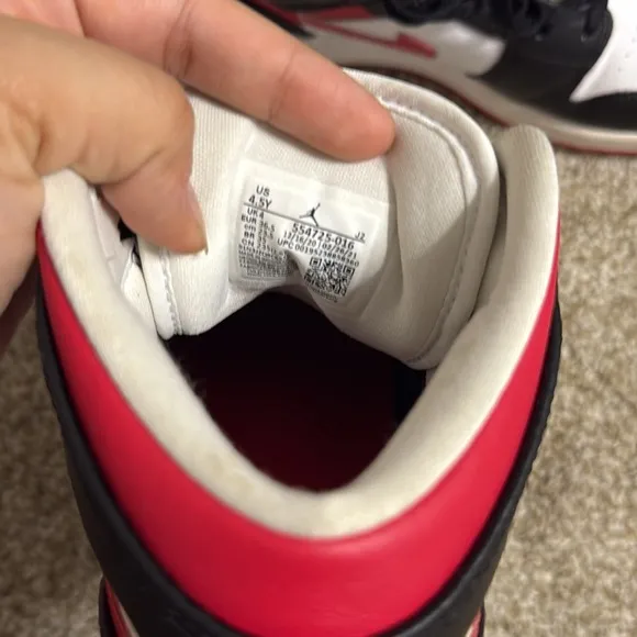 Boys Air Jordan high top sneakers