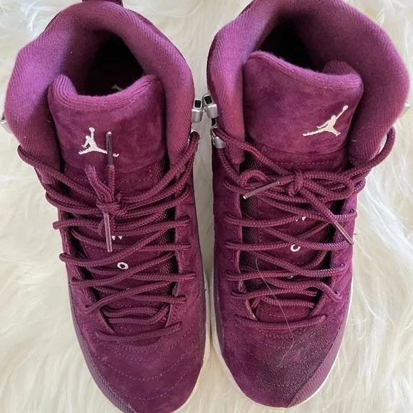 Boy’s Maroon Jordan Shoes | size 7Y