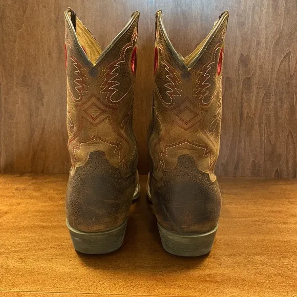 Boys square toe Ariat boots