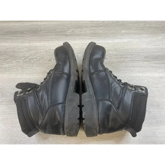 Brahma Gus MNBR46DP003 Men's 10.5W Black Leather Steel Toe Lace Up 6&quot; Work Boot