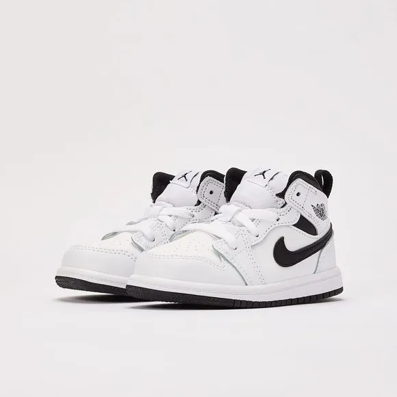 Brand New Air Jordan 1 Mid Toddler’s/Baby Kids Shoes “White/Black”