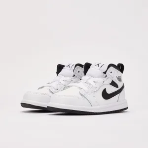 Brand New Air Jordan 1 Mid Toddler’s/Baby Kids Shoes “White/Black”