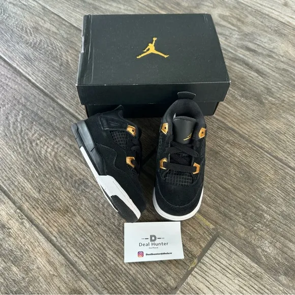 Brand New Air Jordan 4 Retro “Royalty” Toddler Shoes