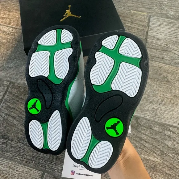 Brand New Air Jordan 6 Ring “Lucky Green” Toddler’s Shoes